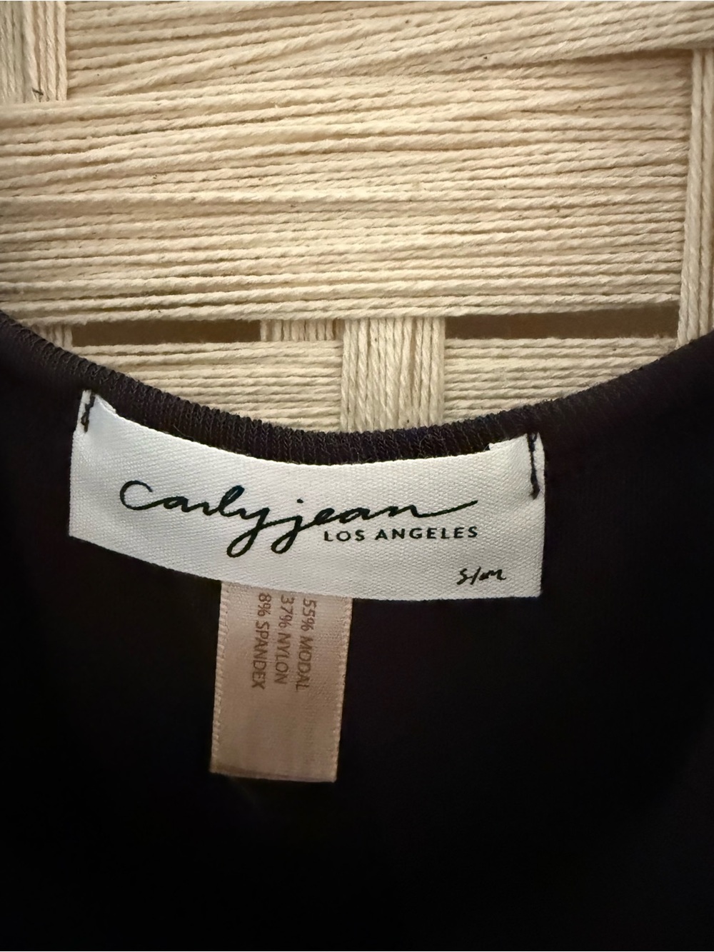 CJLA Black Ribbed Tank Top - Picture 2 of 2